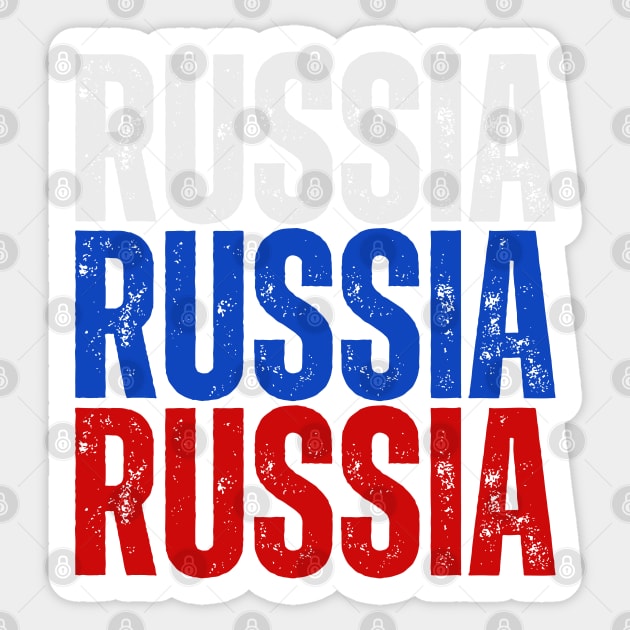 Russia flag, russian flag Sticker by eka123